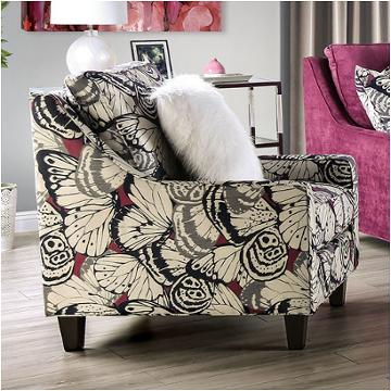 Sm8016-ch Furniture Of America Jillian Living Room Furniture Living Room Chair