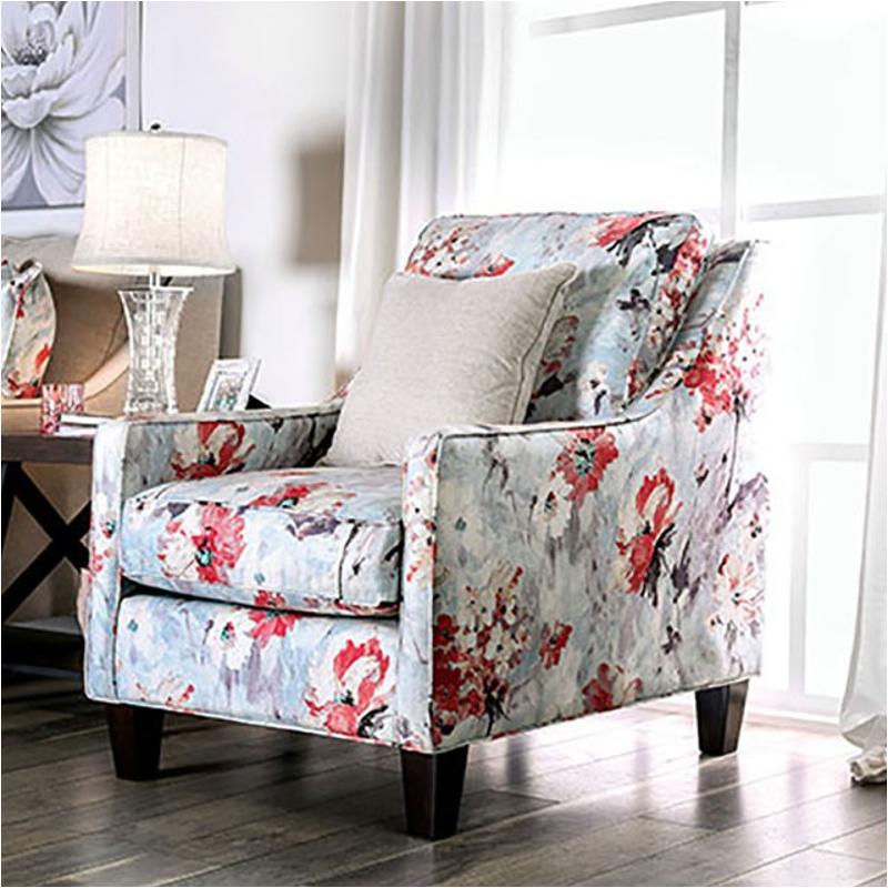 Sm8014-ch Furniture Of America Nadene Living Room Furniture Living Room Chair
