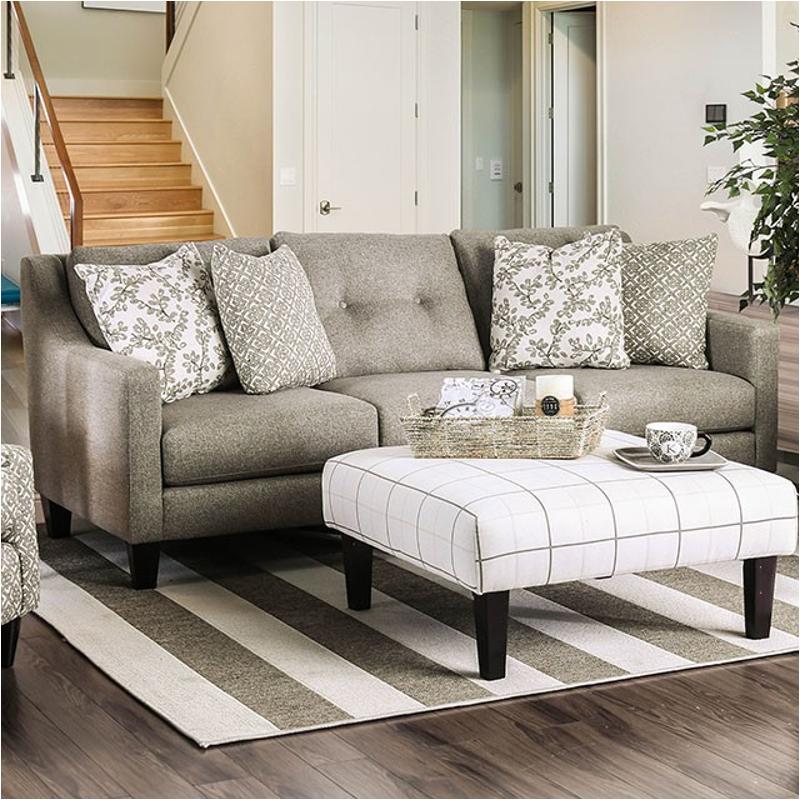 Sm8564-sf Furniture Of America Dorset Living Room Furniture Sofa
