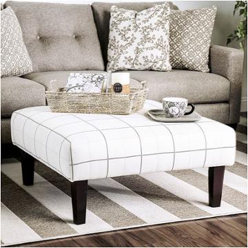 Sm8564-ot Furniture Of America Dorset Living Room Furniture Ottoman