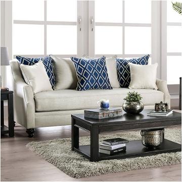 Sm2669-sf Furniture Of America Nefyn - Ivory Living Room Furniture Sofa