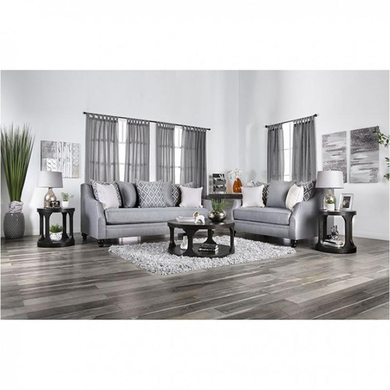 Sm2670-sf Furniture Of America Nefyn - Gray Living Room Furniture Sofa