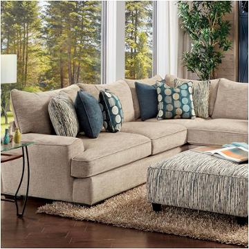 Sm8187 Furniture Of America Eastleigh Living Room Furniture Sectional
