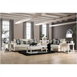 Sm1283-sf Furniture Of America Germaine Living Room Furniture Sofa