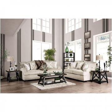 Sm6223-sf Furniture Of America Zayla - Golden Ivory Living Room Furniture Sofa