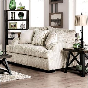 Sm6223-lv Furniture Of America Zayla - Golden Ivory Living Room Furniture Loveseat