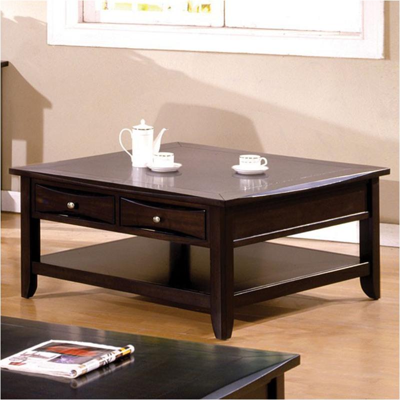 Cm4265dk-sq Furniture Of America Baldwin Living Room Furniture Cocktail Table
