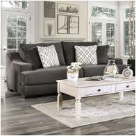 Sm9102-sf Furniture Of America Adrian - Charcoal Living Room Furniture Sofa