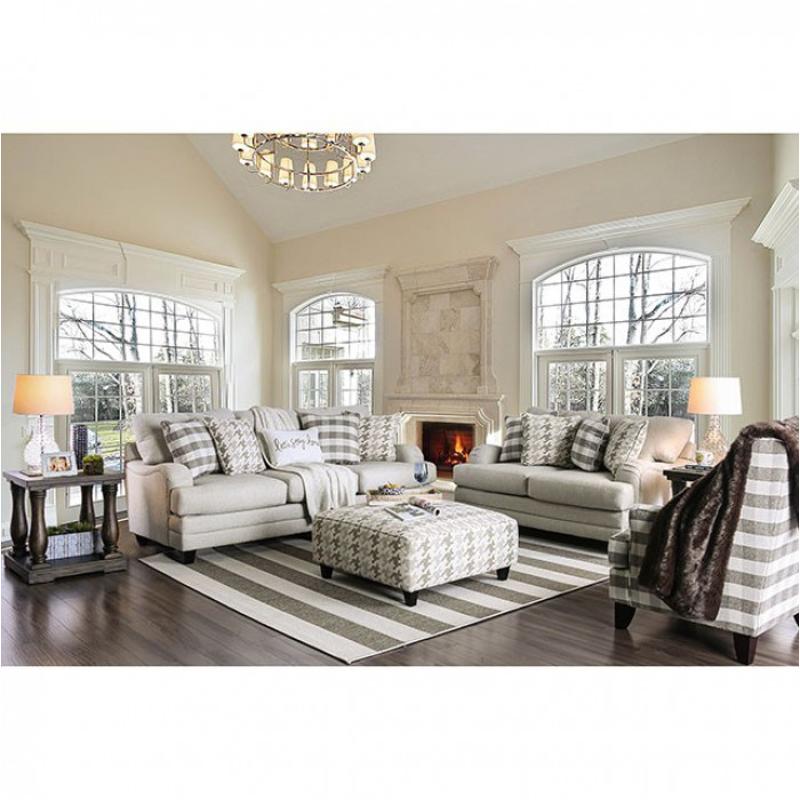 Sm8280-sf Furniture Of America Christine Living Room Furniture Sofa