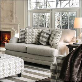 Sm8280-lv Furniture Of America Christine Living Room Furniture Loveseat
