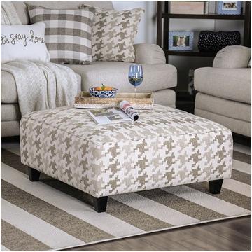 Sm8280-ot Furniture Of America Christine Living Room Furniture Ottoman