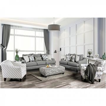 Sm8330-sf Furniture Of America Verne Living Room Furniture Sofa