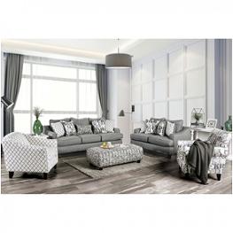 Sm8330-sf Furniture Of America Verne Living Room Furniture Sofa