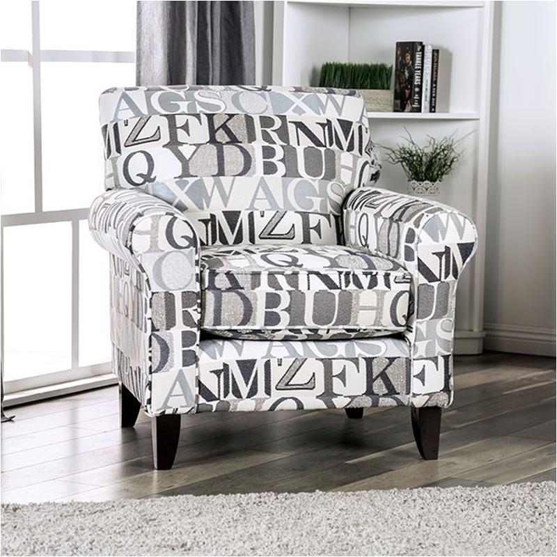 Sm8330-ch-lt Furniture Of America Verne Living Room Furniture Living Room Chair