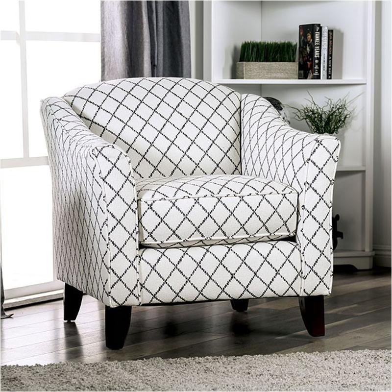 Sm8330-ch-sq Furniture Of America Verne Living Room Furniture Living Room Chair