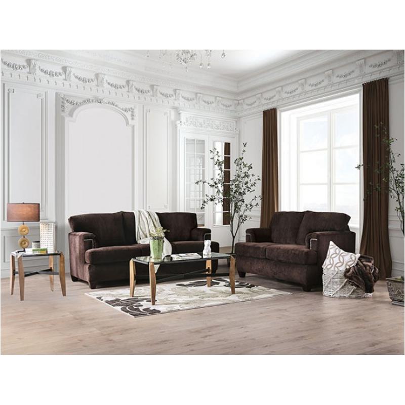 Sm6410-sf Furniture Of America Brynlee Living Room Furniture Sofa