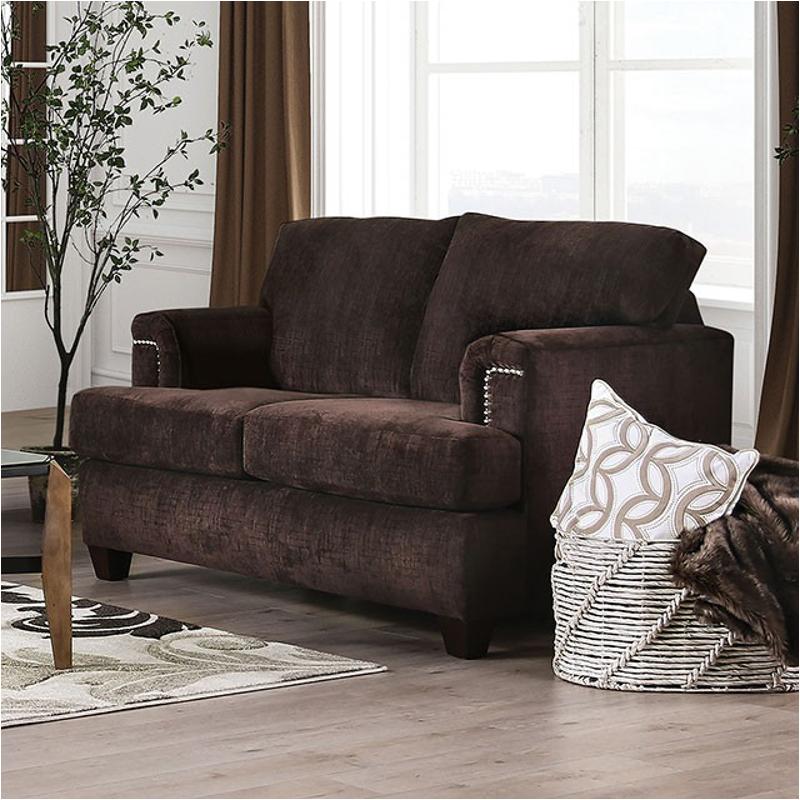 Sm6410-lv Furniture Of America Brynlee Living Room Furniture Loveseat