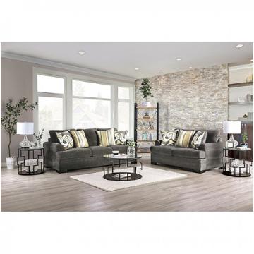 Sm3080-sf Furniture Of America Taliyah - Gray Living Room Furniture Sofa