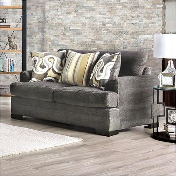 Sm3080-lv Furniture Of America Taliyah - Gray Living Room Furniture Loveseat