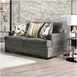Sm3080-lv Furniture Of America Taliyah - Gray Living Room Furniture Loveseat