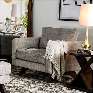 Sm8004-ch Furniture Of America Harlech Living Room Furniture Living Room Chair