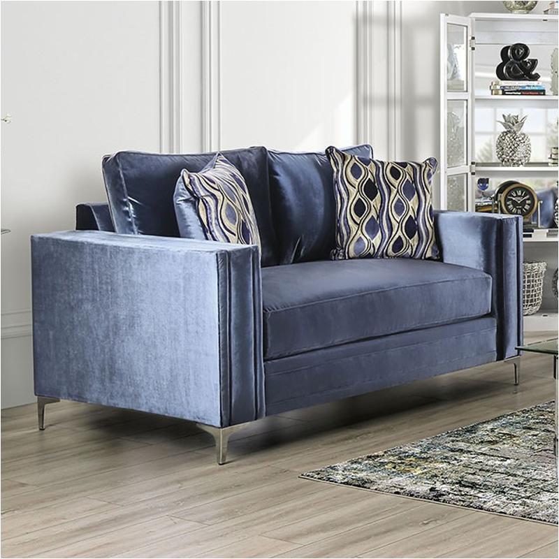 Sm2687-lv Furniture Of America Jodie Living Room Furniture Loveseat