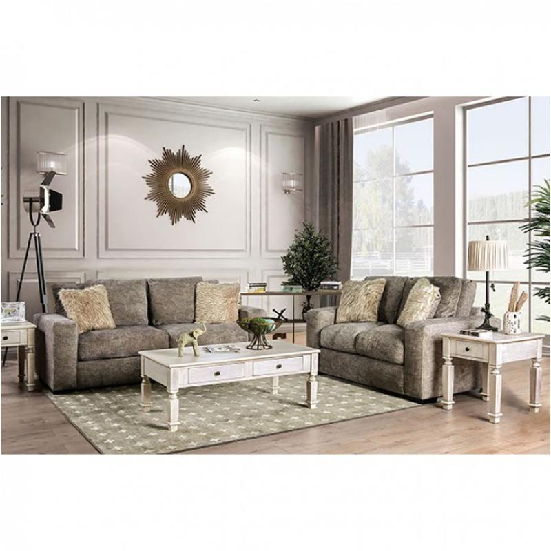 Sm5154-sf Furniture Of America Crane Living Room Furniture Sofa