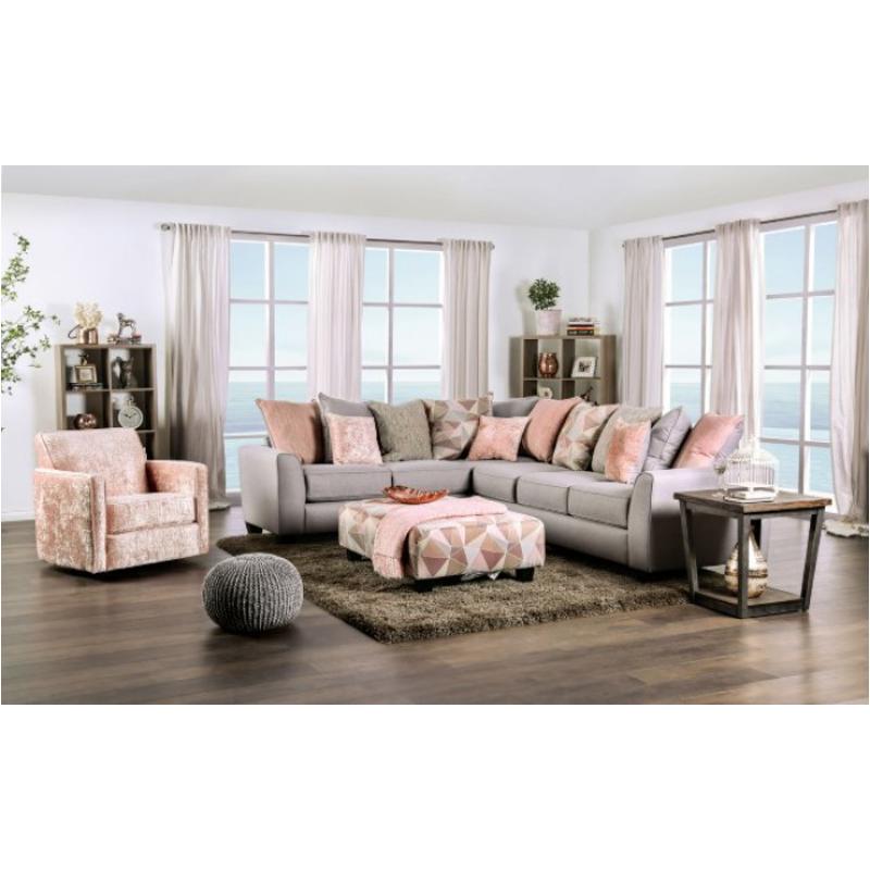 Sm5167 Furniture Of America Harriden Living Room Furniture Sectional