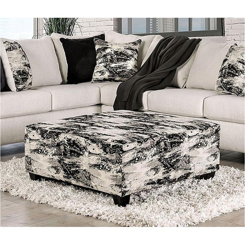 Sm5204-ot Furniture Of America Barnett Living Room Furniture Ottoman