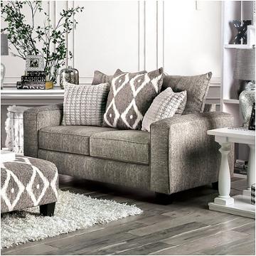 Sm5156-lv Furniture Of America Basie Living Room Furniture Loveseat