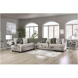 Sm1292-sf Furniture Of America Reigate - Light Gray Living Room Furniture Sofa