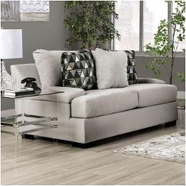 Sm1292-lv Furniture Of America Reigate - Light Gray Living Room Furniture Loveseat