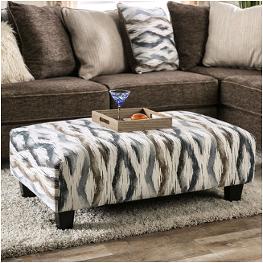Sm5155-ot Furniture Of America Kempston Living Room Furniture Ottoman