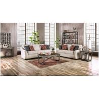 Sm8003-sf Furniture Of America Jarrow - Ivory Living Room Furniture Sofa