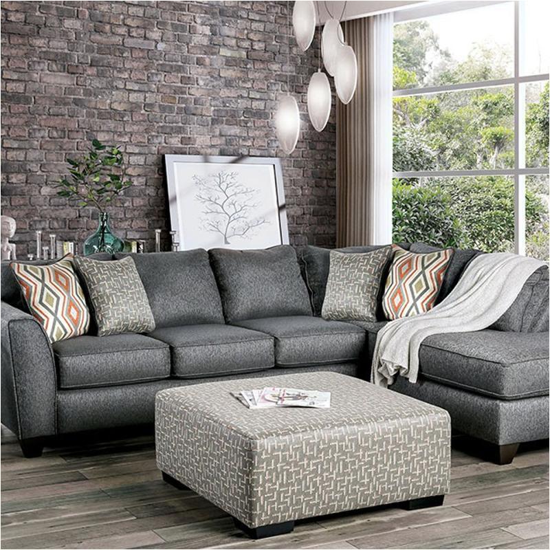 Sm5152 Furniture Of America Earl Living Room Furniture Sectional