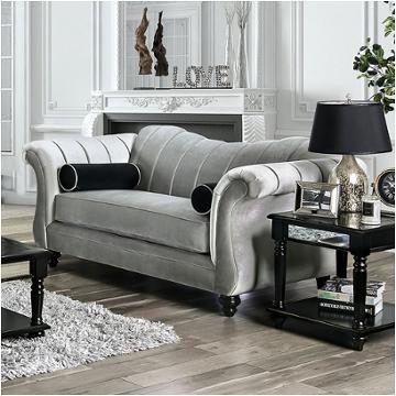Sm2227-lv Furniture Of America Marvin Living Room Furniture Loveseat