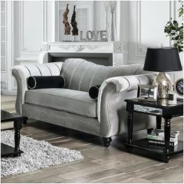 Sm2227-lv Furniture Of America Marvin Living Room Furniture Loveseat