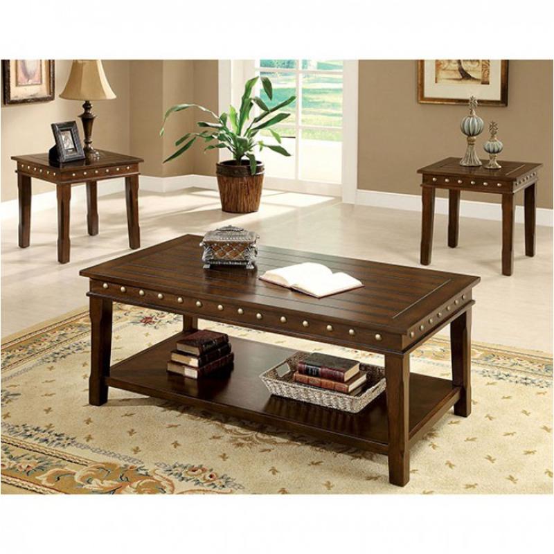Cm4630 Furniture Of America Fenwick Living Room Furniture Occasional Table Set
