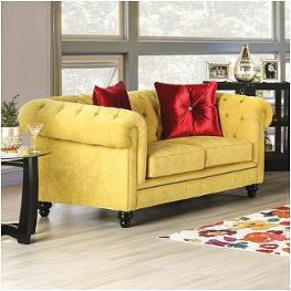 Sm2284-lv Furniture Of America Eliza Living Room Furniture Loveseat