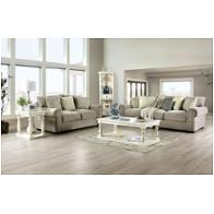 Sm1296-sf Furniture Of America Osborne - Gray Living Room Furniture Sofa