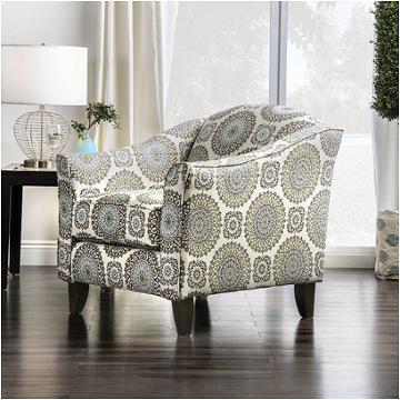 Sm8141-ch-fl Furniture Of America Misty Living Room Furniture Living Room Chair
