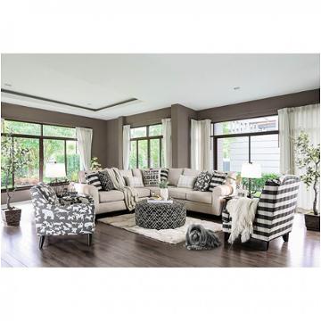 Sm8171 Furniture Of America Patricia Living Room Furniture Sectional