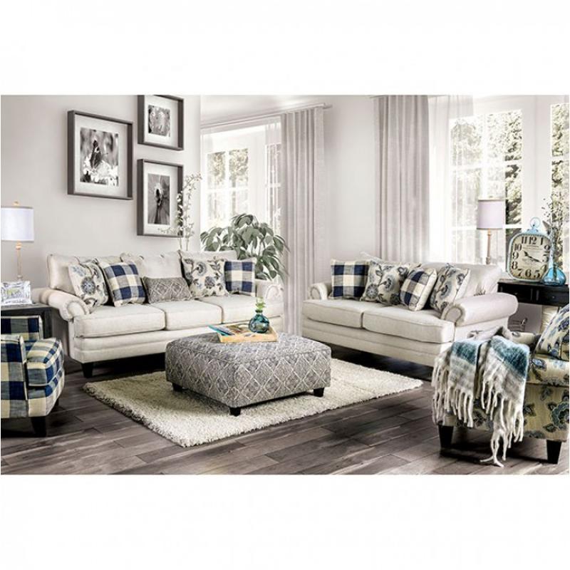 Sm8101-sf Furniture Of America Nash Living Room Furniture Sofa