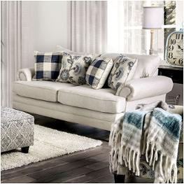 Sm8101-lv Furniture Of America Nash Living Room Furniture Loveseat