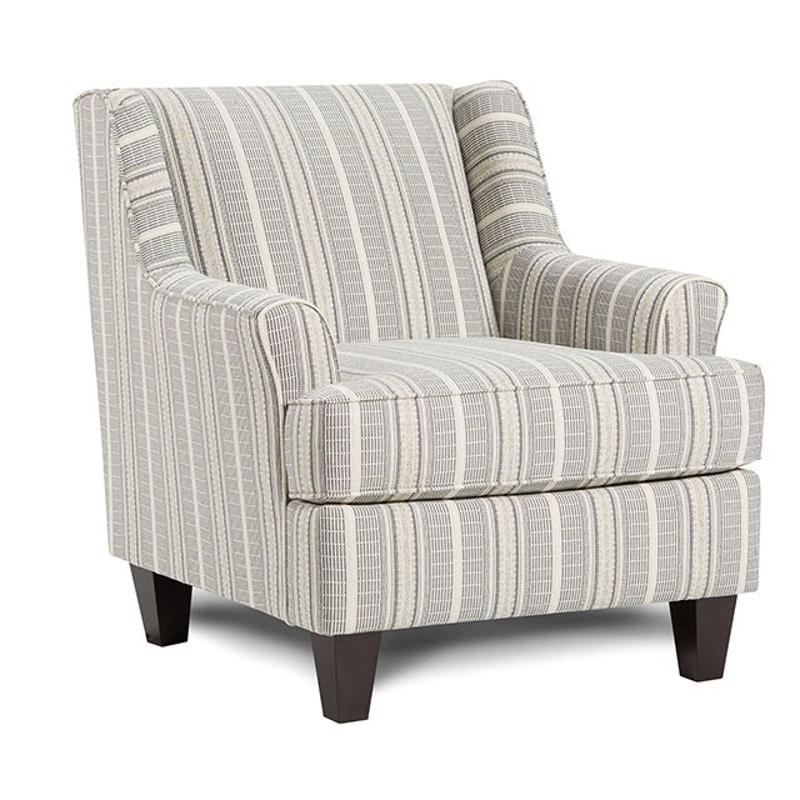 striped recliner chair