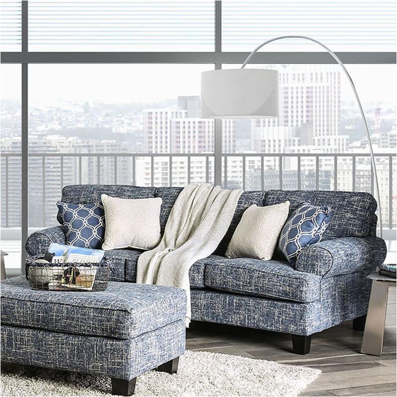 Sm8010-sf Furniture Of America Pierpont - Gray Living Room Furniture Sofa