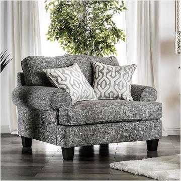 Sm8012-ch Furniture Of America Pierpont - Blue Living Room Furniture Living Room Chair