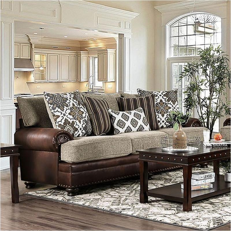 Sm5147sf Furniture Of America Reyna Living Room Furniture Sofa