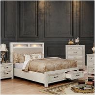 Cm7365wh-ck Furniture Of America Tywyn - Antique White Bedroom Furniture Bed