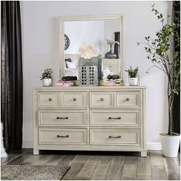 Cm7365wh-d Furniture Of America Tywyn - Antique White Bedroom Furniture Dresser